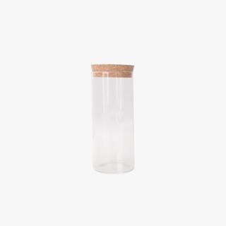 Glass Canister with Cork Lid