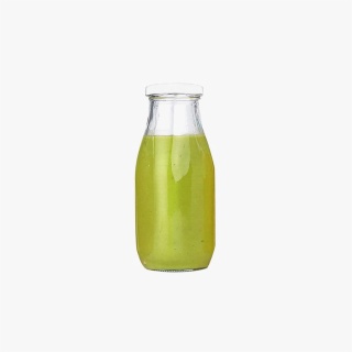 Glass Juice Bottle with Lid Airtight Seal