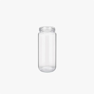 Glass Juice Jar with Wide Mouth and Airtight Seal