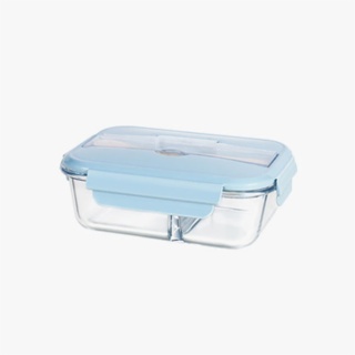 Glass Lunch Box with Partition