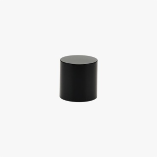 Glossy Black  Perfume Bottle Cap Cylindrical