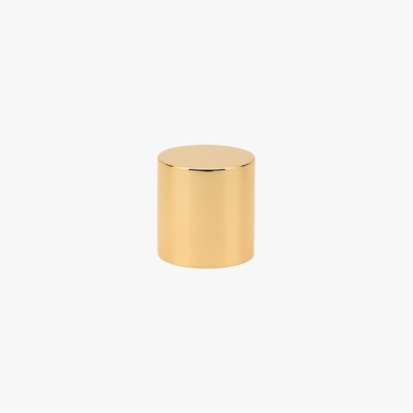 Gold Cylindrical Perfume Bottle Cap
