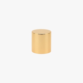 Gold Cylindrical Perfume Bottle Cap