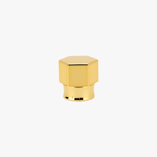 Gold Hexagonal Perfume Bottle Cap