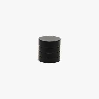 Matte Black Cylindrical Perfume Bottle Cap