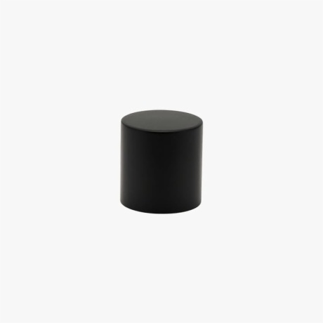 Matte Black Perfume Bottle Cap Cylindrical