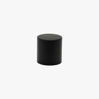 Matte Black Perfume Bottle Cap Cylindrical