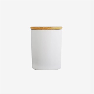 Matte White Candle Jar