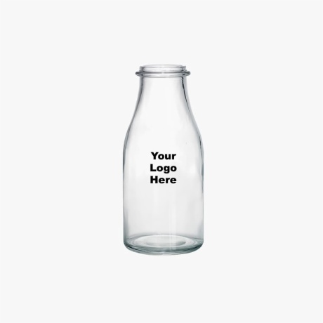 printed milk bottle