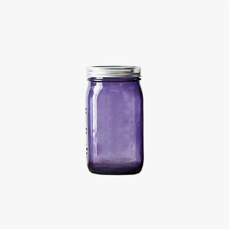 purple mason jar