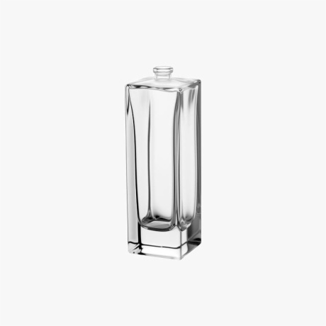 Rectangle Clear 60ml Glass Perfume Bottle