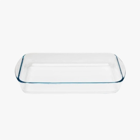 rectangular glass baking dish