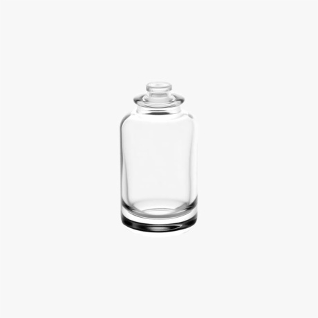 Round 50ml Custom Clear Spray Perfume Bottle