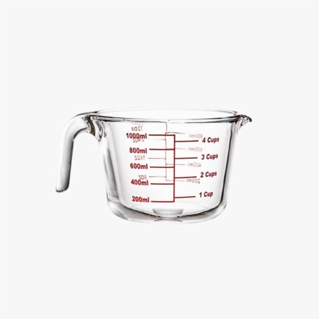 Scale High Borosilicate Glass Measuring with PP Lid