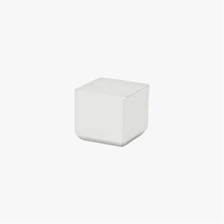 Silver Square Perfume Bottle Cap