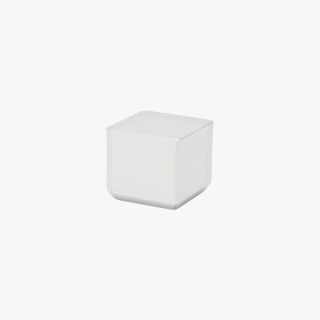Silver Square Perfume Bottle Cap