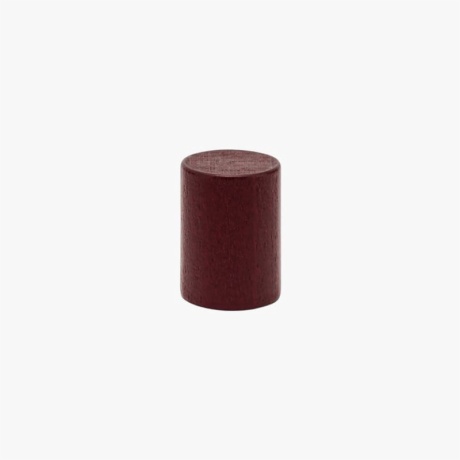 Slim Red-Brown Wooden Perfume Bottle Cap