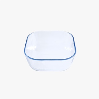Square Borosilicate Glass Salad Bowls