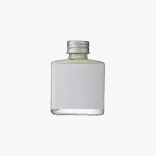 Square Juice Bottle with Custom Labeling