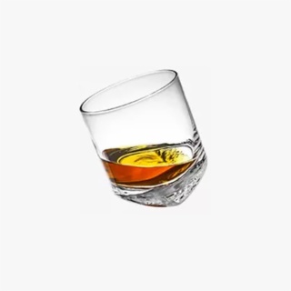 300ml Whiskey Rolling Glass for Easy Rolling Swirling