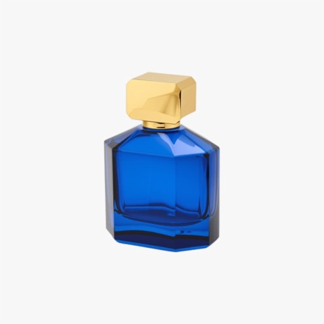 Empty 50ml Blue Glass Perfume Bottle