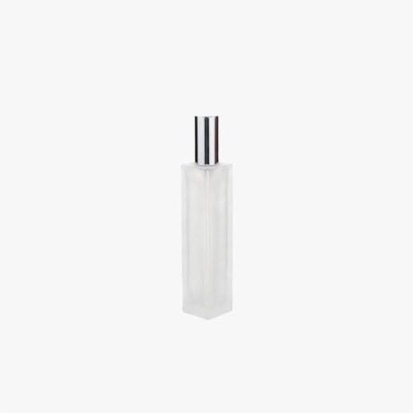 100ml Cuboid Tall Frosted Fragrance Bottle