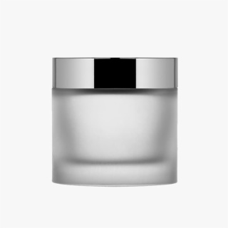 100ml Heavy Frost Glass Cream Jar