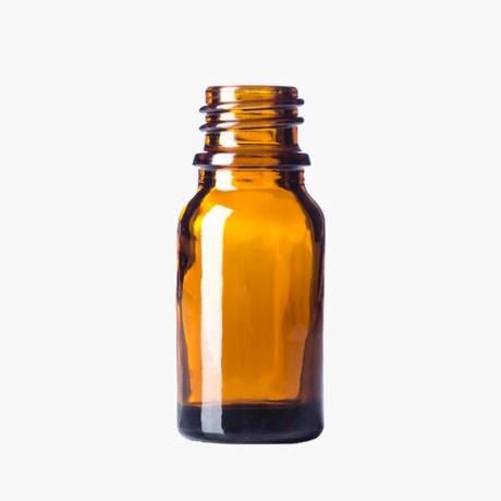 10ml Amber Glass Boston Round Bottle