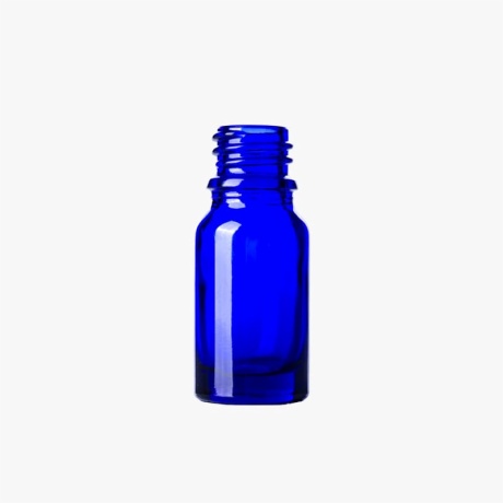 10ml Cobalt Blue Glass Boston Round Bottle 