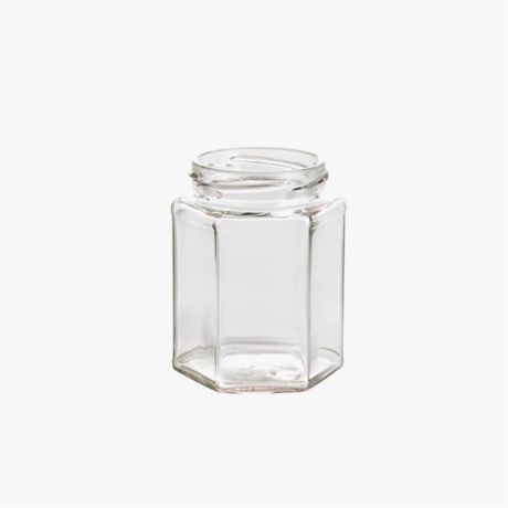 12 Oz Hexagon Honey Jars