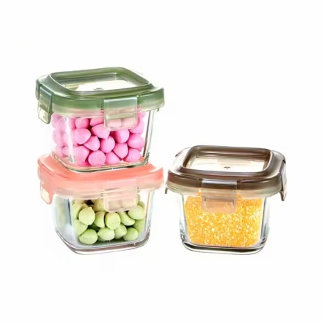 130ml 160ml bpa free glass baby food containers