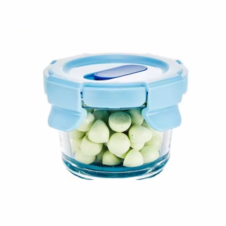 130ml 160ml Mini Borosilicate Glass Containers with Lids