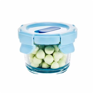 130ml 160ml Mini Borosilicate Glass Containers with Lids