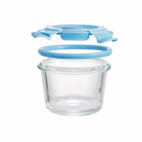 130ml 160ml Mini Borosilicate Glass Containers with Lids