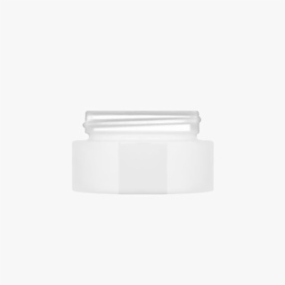 15ml 50ml Luxurious White Glass Cream Jar