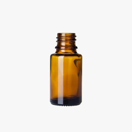 15ml Amber Boston Round Bottle