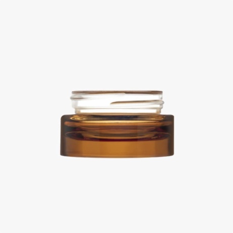 15ml Amber Glass Cream Jar 