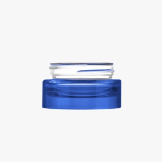 15ml Blue Glass Cream Jar