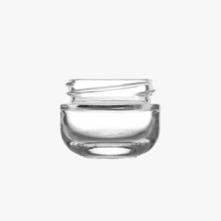 15ml Clear Glass Cosmetic Jar