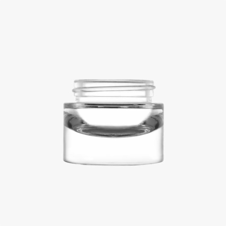 15ml Clear Glass Cream Jar