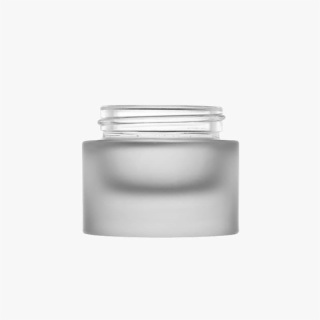 15ml Frosted Glass Cream Jar