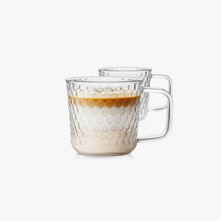 16 Oz Borosilicate Glass Coffee Cups