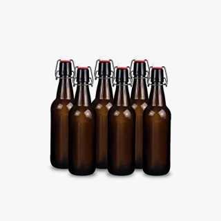 16oz Glass Beer Bottles for Secure Storage