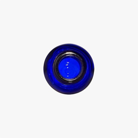 1oz (30ml) Cobalt Blue Boston Round Glass Bottle 