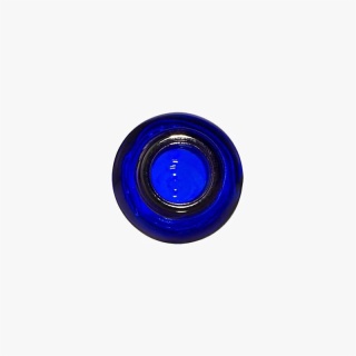 1oz (30ml) Cobalt Blue Boston Round Glass Bottle 