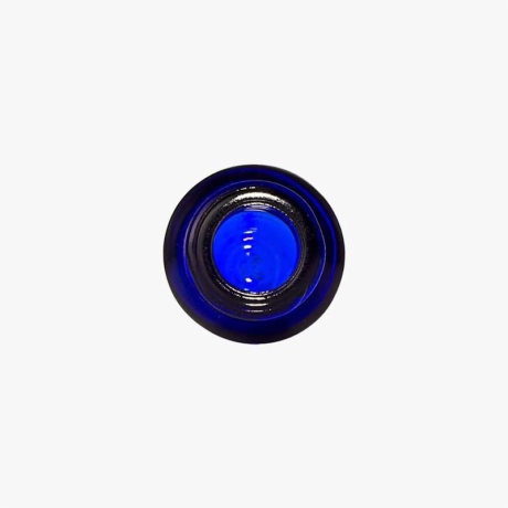 0.5oz (15ml) Cobalt Blue Boston Round Glass Bottle