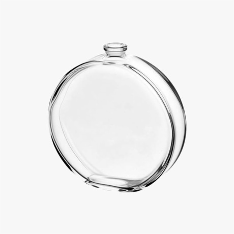 100ml Clear Flat Round Perfume Glass Bottle