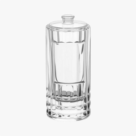 100ml Round Vertical Stripe Shape Glass Perfume Bottle