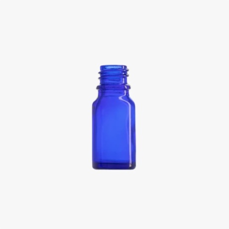 10ml Blue Euro Round Glass Bottle