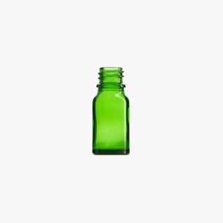 10mL Glass Green Euro Round Glass Bottle
